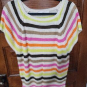 Loft striped sweater, size L